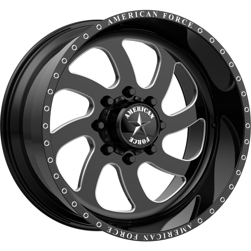 American Force AFW Blade Black 20x9 Wheels - 8x165.1 Bolt Pattern