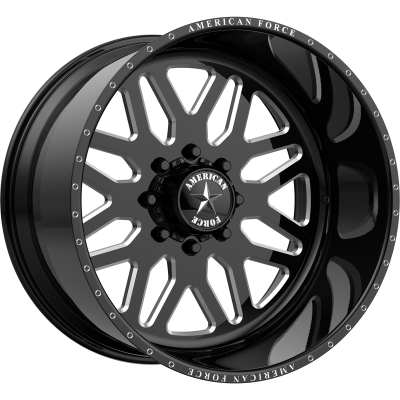 American Force AFW Trax SS Black 20x9 Wheels - 8x165.1 Bolt Pattern