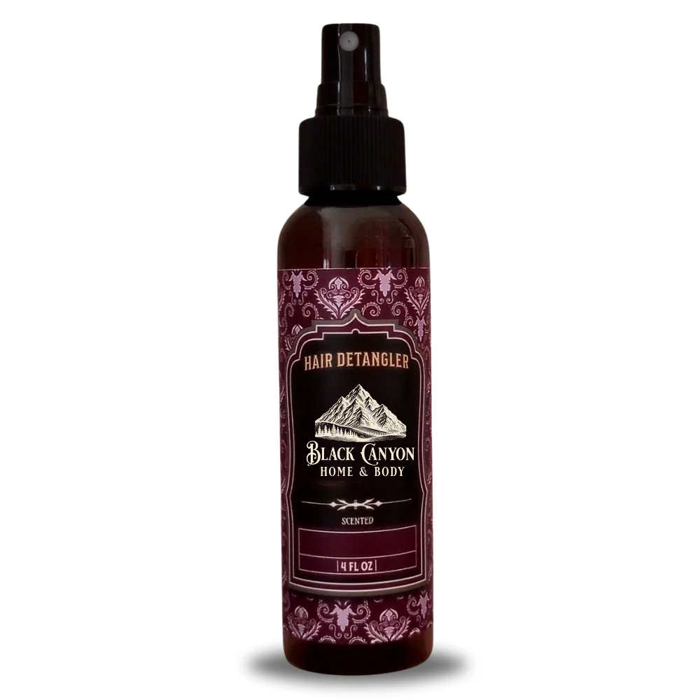 Amber Chocolate Scented Hair Detangler with Argan Oil - 4 Oz — Hair Growth & Scalp Devices