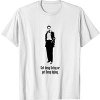T-shirt noir Shawshank Redemption Get Busy Living pour hommes
