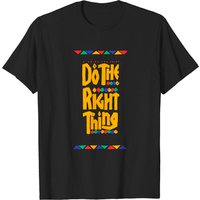 T-shirt pour hommes Do The Right Thing - Noir — T-shirts pour hommes