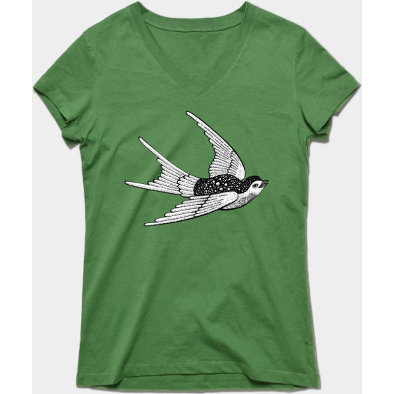T-shirt pour hommes Vintage Swallow — T-shirts pour hommes