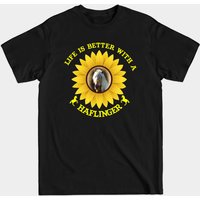 T-shirt pour hommes Haflinger en noir — T-shirts pour hommes