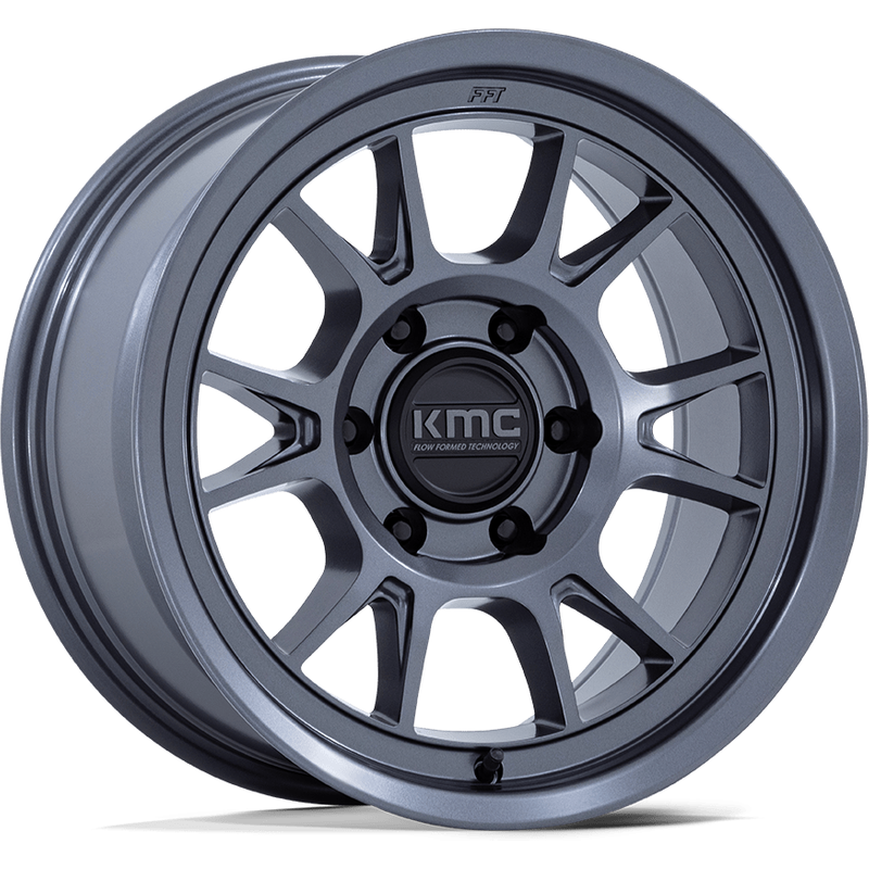 Roues KMC KM729 Range Matte Gunmetal 17x8.5 5x127 0 Offset — Roues et jantes