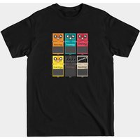 Guitar Effects Pedal T-Shirt for Men - Black — Mens T Shirts