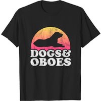 T-Shirt pour Hommes Dogs And Oboes Joueur de Chien et d'Oboe — T-shirts pour hommes