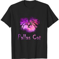 T-shirt pour hommes Pallas Cat Galaxy en noir — T-shirts pour hommes
