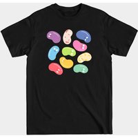Jelly Bean Candy Men's T-Shirt - Black — Mens T Shirts