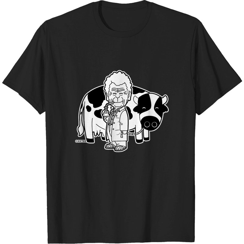 Walter Experience Fringe T-Shirt for Men in Black — Mens T Shirts