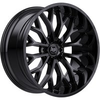 Roues TIS 565B Noires - 20x9 - Motif de boulon 6x135 - Dégagement 0 — Roues et jantes