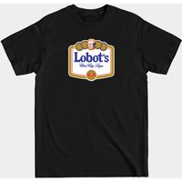 T-shirt Lobot's Cloud City Lager pour hommes - Noir — T-shirts pour hommes
