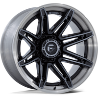 Fuel FC401 Brawl Gloss Black Brushed Dark Tint Wheels 20x10 6x135