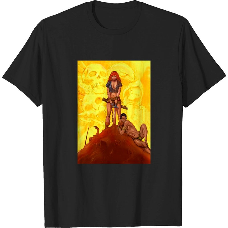 T-shirt Red Sonja Frazetta Conan Classique pour Hommes — T-shirts pour hommes