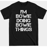 T-shirt Bowie Name - Bowie en Action
