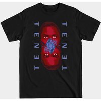 T-shirt pour hommes Tenet en rouge et bleu