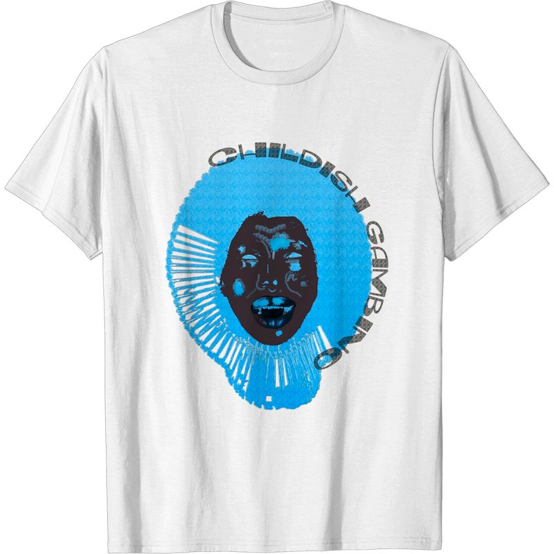 Gambino - Childish Gambino T-shirt pour hommes en cendre — T-shirts pour hommes