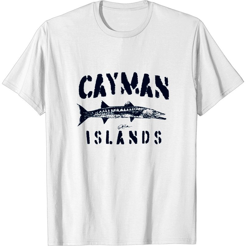T-shirt pour hommes Great Barracuda des Îles Caïmans — T-shirts pour hommes