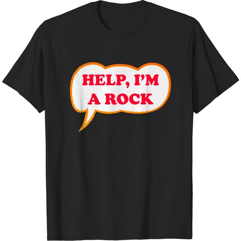 Help I'm A Rock - Zappa - T-shirt pour hommes en noir