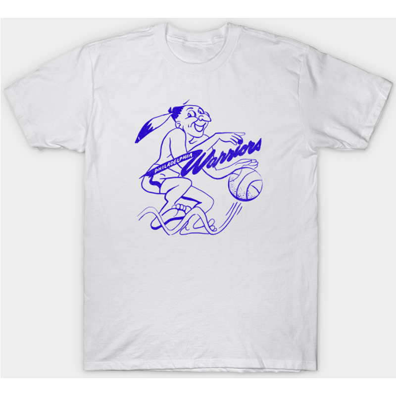 T-shirt Defunct Philadelphia Warriors ABA Basketball pour hommes — T-shirts pour hommes