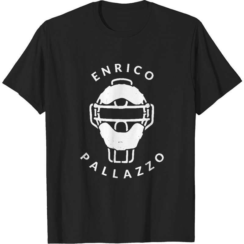 T-shirt noir pour hommes Enrico Pallazzo — T-shirts pour hommes