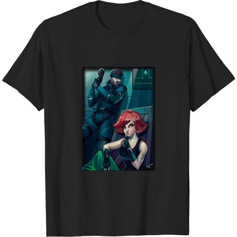T-shirt pour hommes Metal Gear Solid - Noir — T-shirts pour hommes