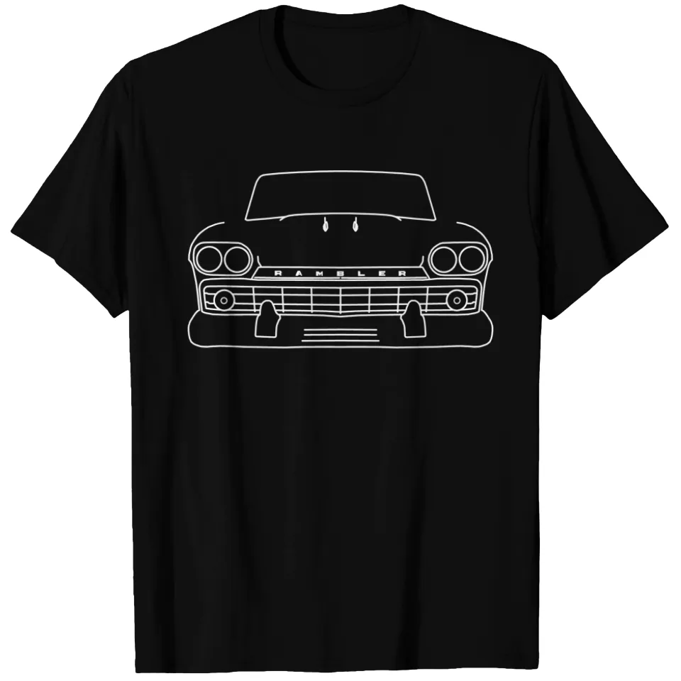 T-shirt pour hommes avec graphique de voiture classique AMC Rambler 1959 — T-shirts pour hommes
