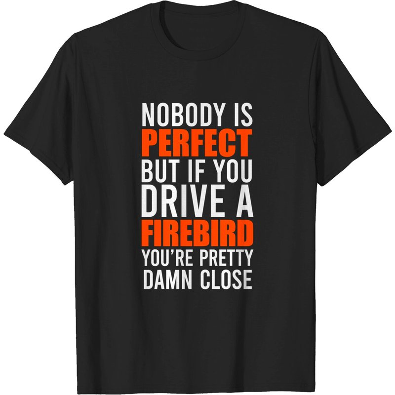 T-shirt Firebird Owners pour hommes en noir — T-shirts pour hommes