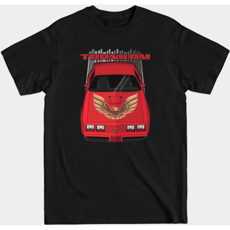 T-shirt pour hommes Firebird Trans Am 79-81 Rouge et Or — T-shirts pour hommes