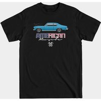 T-shirt pour hommes American Muscle Regatta Blue 1974 Ventura — T-shirts pour hommes