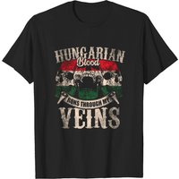 T-shirt pour hommes Hungarian Blood Runs Through My Veins — T-shirts pour hommes