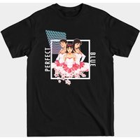 T-shirt pour hommes Perfect Blue Aesthethic en noir