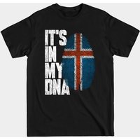 T-shirt It's In My DNA Islandais pour Hommes - Cadeau Fier d'Hispanique