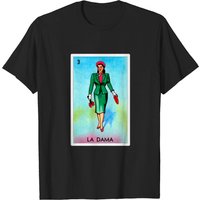 Art de Loteria Mexicaine - La Dama - T-shirt pour hommes