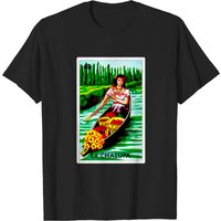 T-Shirt La Chalupa Art Loteria Mexicaine pour Hommes