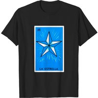 T-shirt pour hommes Art Loteria Mexicaine La Estrella