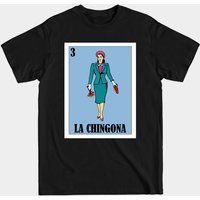 T-shirt Loteria Chingona La Dama pour hommes — T-shirts pour hommes