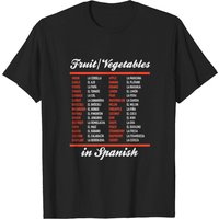 Animals In Spanish Cheatsheet T-Shirt for Men — Mens T Shirts
