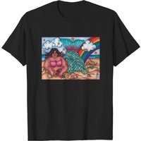 T-shirt Fat Mermaid Latina de By The Sea pour hommes — T-shirts pour hommes