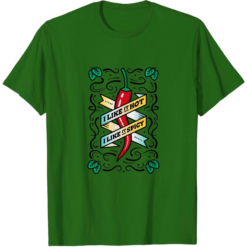 T-shirt I Like It Hot Piment pour Hommes