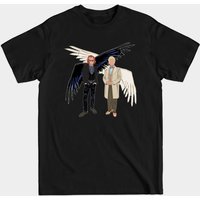 T-shirt pour hommes Crowley et Aziraphale Good Omens — T-shirts pour hommes