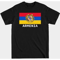 T-shirt Drapeau Arménien pour Hommes - Noir — T-shirts pour hommes