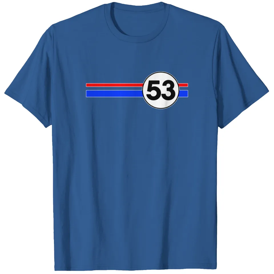 53 - Herbie Men's T-Shirt in Black — Mens T Shirts
