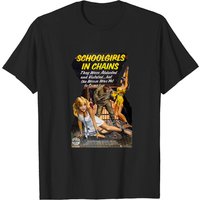 T-shirt Schoolgirls In Chains - Cult Movies pour hommes — T-shirts pour hommes