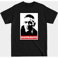 Distribute - Tommy Egan - T-shirt Noir pour Hommes — T-shirts pour hommes