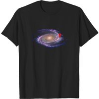 T-shirt Galaxy You Are Here pour hommes - Noir — T-shirts pour hommes