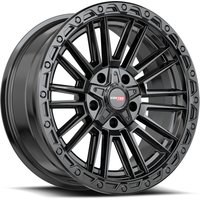 Vortek Off-Road VRT-604 Satin Black Wheels - 17x9, 5x127, 0 Offset — Wheels & Rims