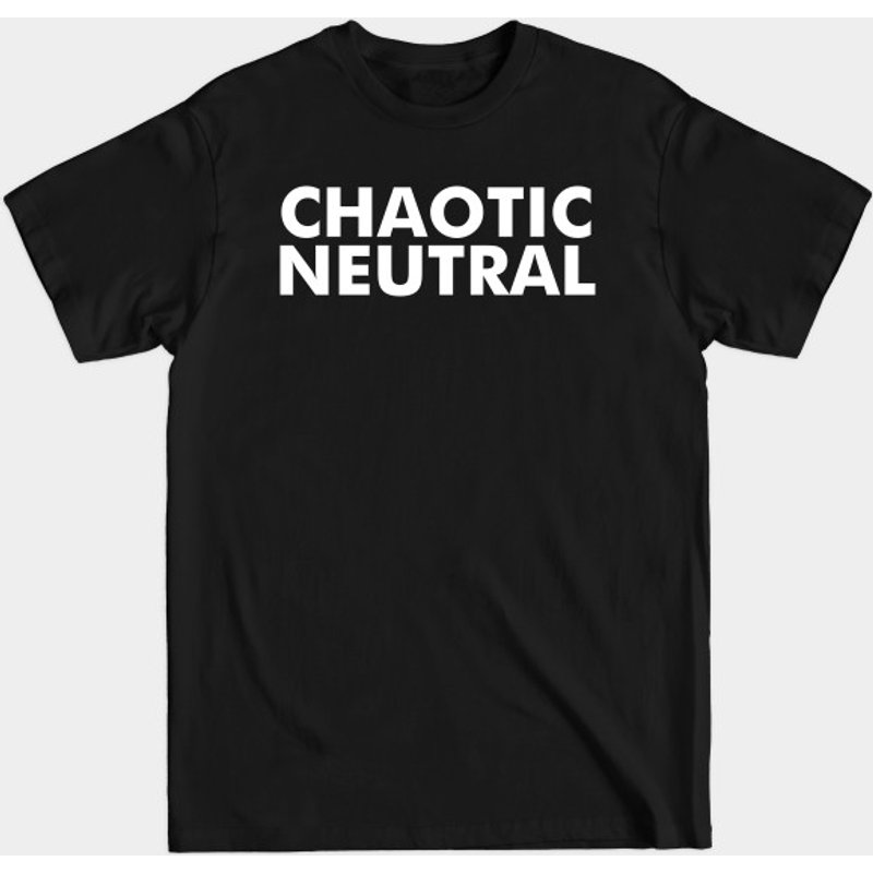 T-shirt Chaotic Neutral Alignment Dungeons And Dragons pour hommes — T-shirts pour hommes