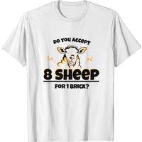 Catan - Acceptez-vous 8 moutons - T-shirt pour hommes — T-shirts pour hommes