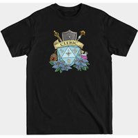 Dice Cleric DnD T-Shirt for Men - Black