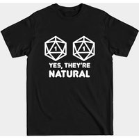 T-shirt pour hommes Dnd Design Yes They're Natural Nat1 — T-shirts pour hommes